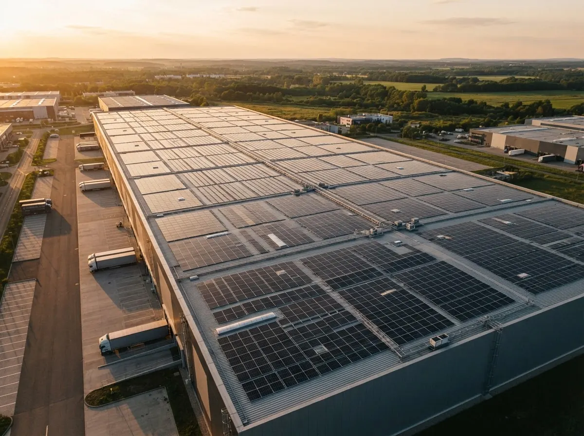 Centurion Office Park commercial rooftop array